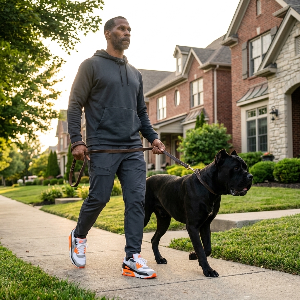 Cane Corso Walking